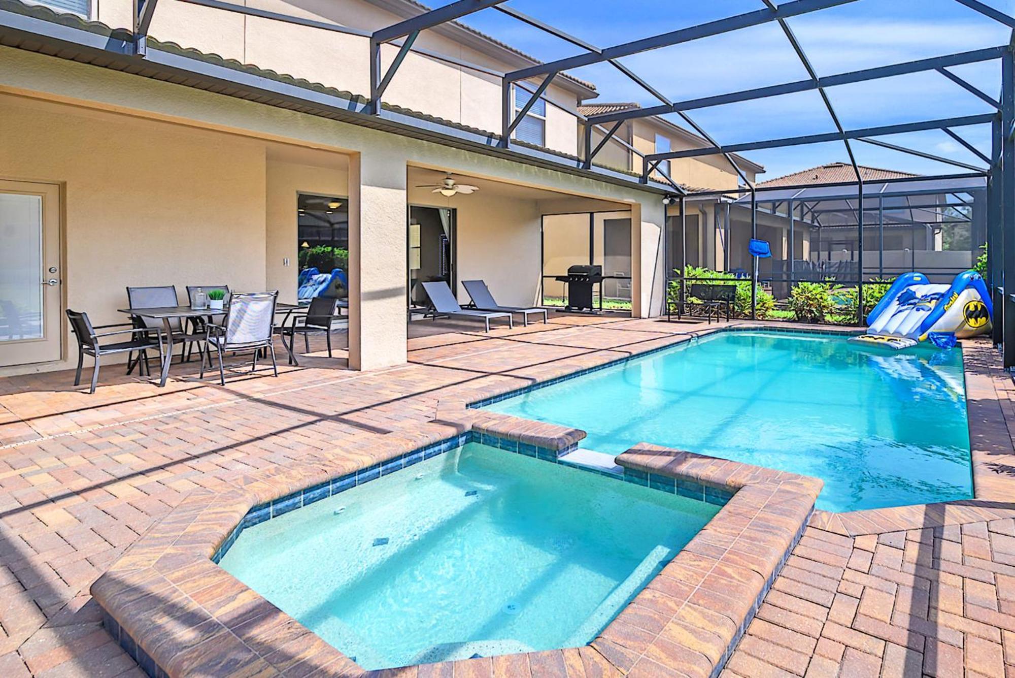 8Br Resort Home W Pool Hot Tub And Theatre Loft Kissimmee Exterior photo