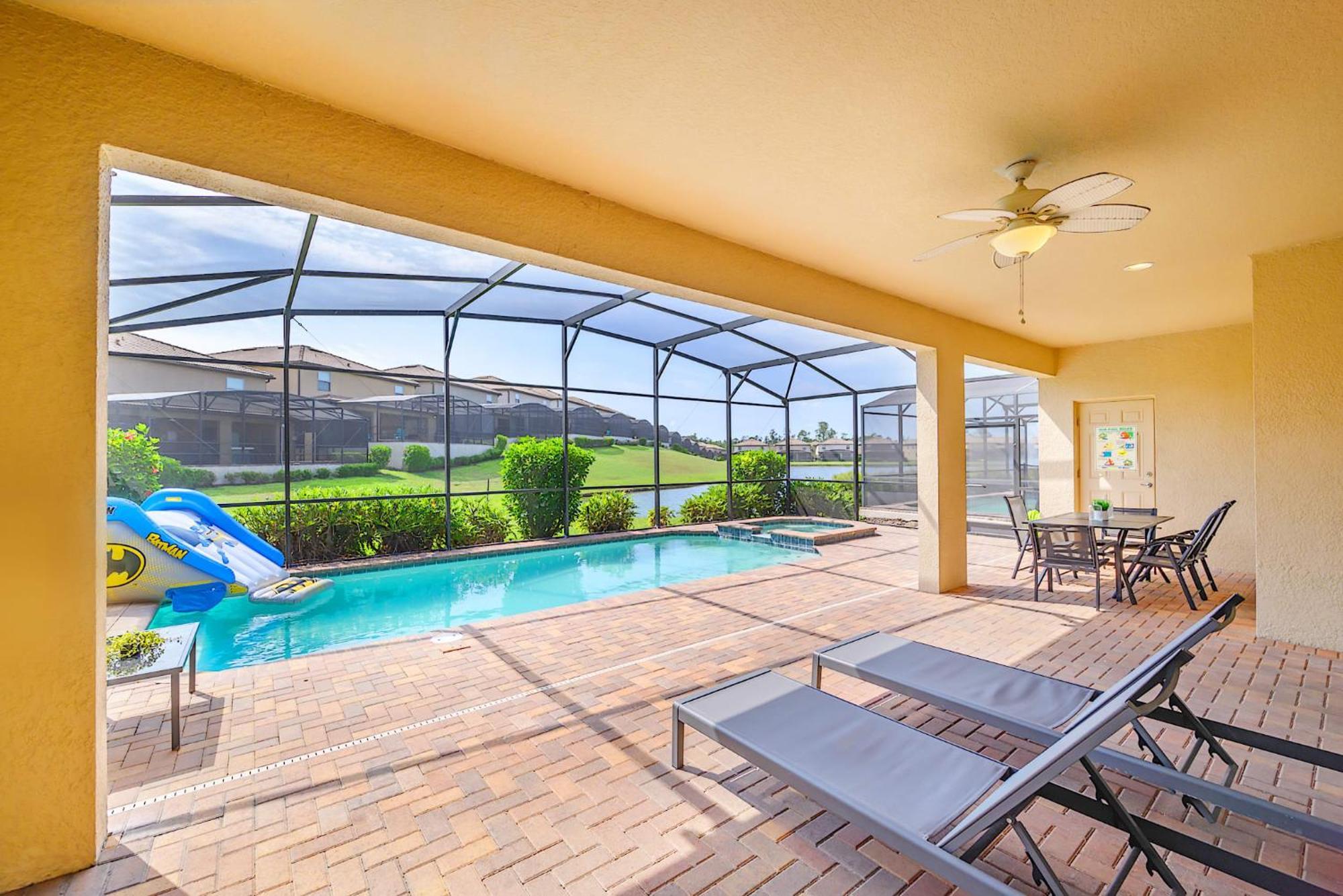 8Br Resort Home W Pool Hot Tub And Theatre Loft Kissimmee Exterior photo